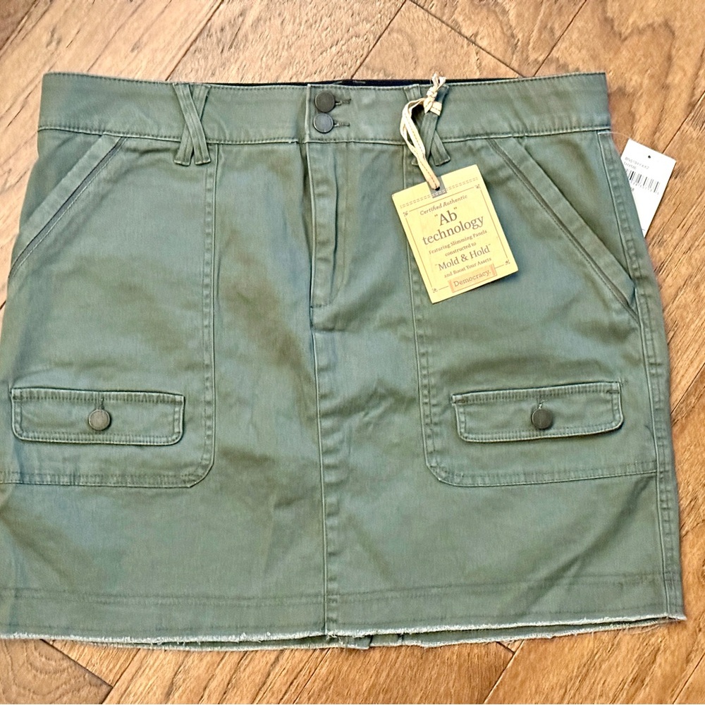Democracy Green Mini Skirt 14